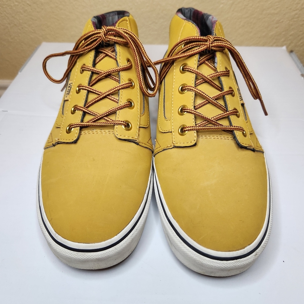 Vans Old Skool Skate Shoe 721356 Mustard Yellow Mens Size 9